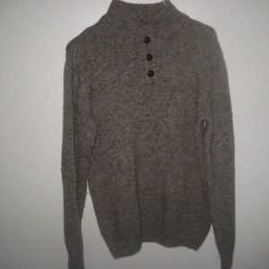 Danielle Blasi Wool Blend Sweater 1/4 Button Italy
